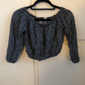 Off Shoulder Crop Top